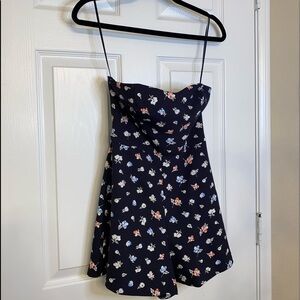 French Connection Floral Blue Romper